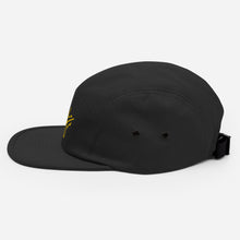 Load image into Gallery viewer, Mirror Five Panel Cap Black Gold
