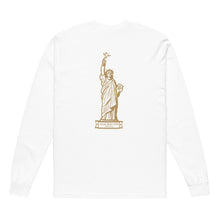 Load image into Gallery viewer, Bronze Liberty Longsleeve White
